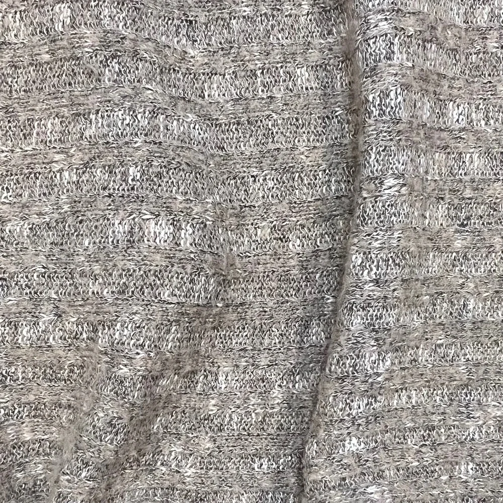 Free People Cardigan Womens S Beige Marled Knit Open Front Long Sleeve Boho